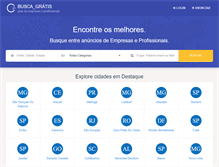 Tablet Screenshot of buscagratis.com.br